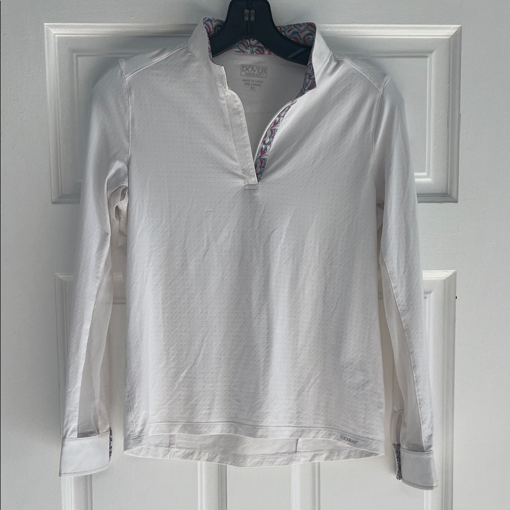 Dover Saddlery Girls CoolBlast Show Shirt – Size XL – Excellent Condition